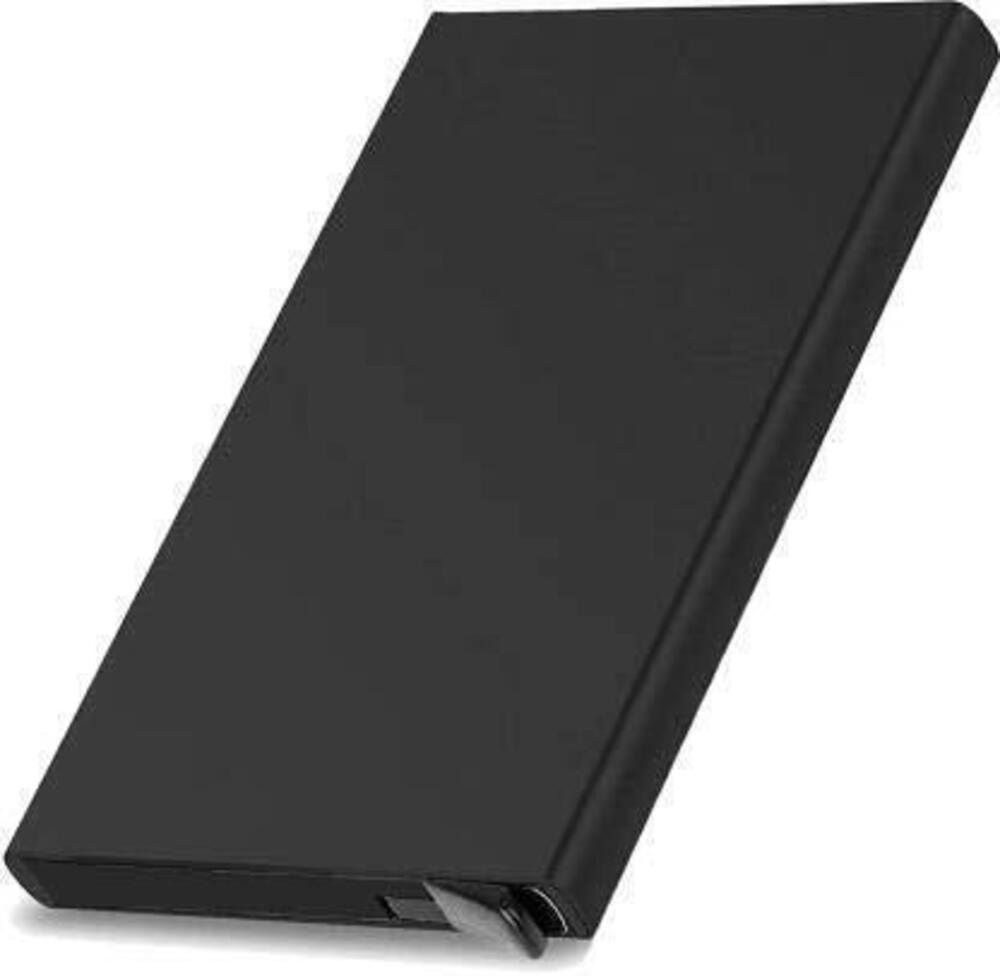 8407 Metal RFID Protected Pop Up Credit Debit Card Holder - Black